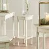 Pacific Lifestyle Pacific Heritage Round Side Table, Painted Pine -Dune Room Furniture Shop 30821756